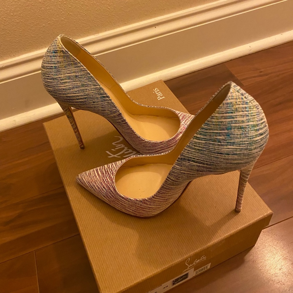 Christian Louboutin Suede Unicorn Pumps